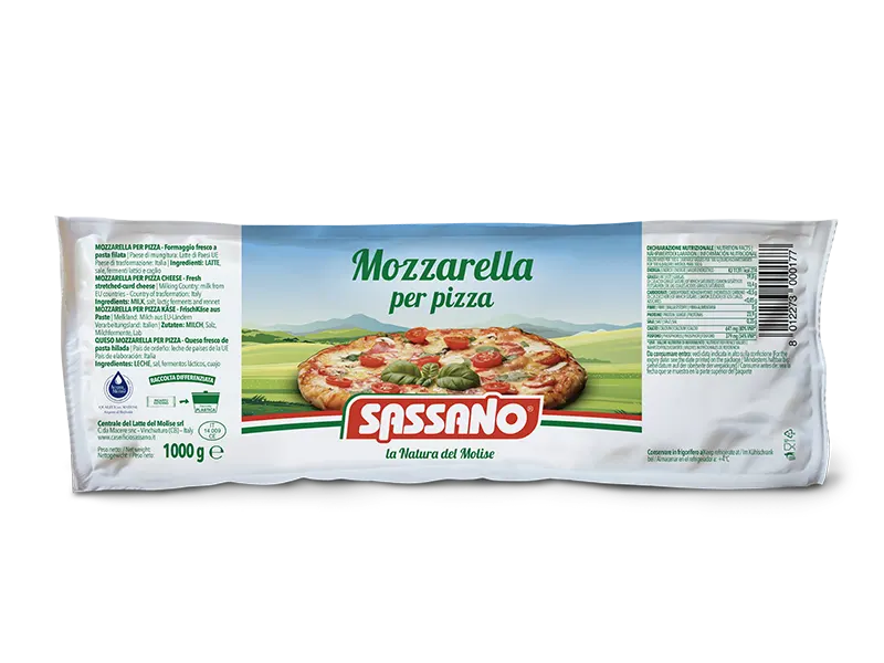 Mozzarella per pizza Caseificio Sassano